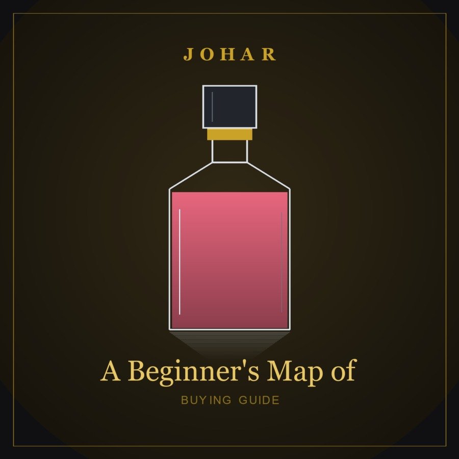 A Beginner's Map of perfume bottle by Johar